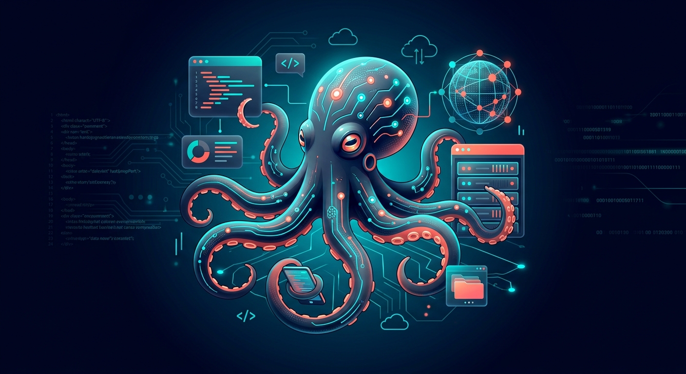Ilustracion Pulpo RedPulpo